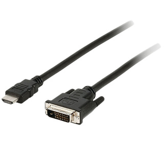 DLH CABLE HDMI MALE - DVI-D MALE 1.8M NOIR