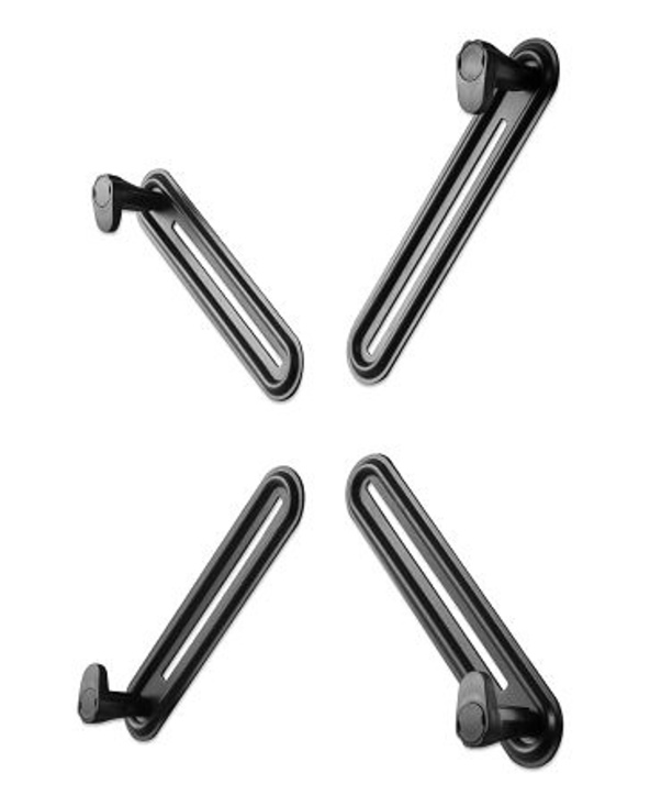 Manhattan 461870 support d'écran plat pour bureau 68,6 cm (27") Mur Noir
