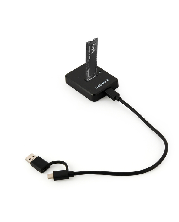 Gembird DD-U3M2 Station d'accueil de disques de stockage USB 3.2 Gen 1 (3.1 Gen 1) Type-C Noir