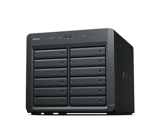 Synology DX1215II Boîtier de disques de stockage Boîtier disque dur/SSD Noir 2.5/3.5"