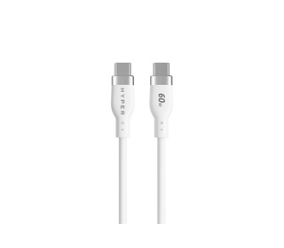 HYPER HyperJuice câble USB USB 2.0 1,5 m USB C Blanc
