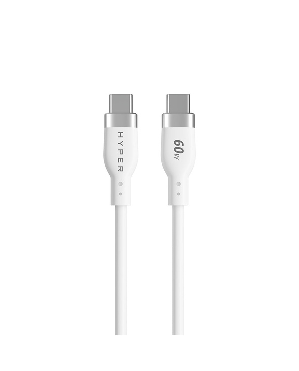 HYPER HyperJuice câble USB USB 2.0 1,5 m USB C Blanc