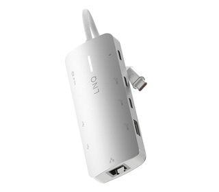 LINQ byELEMENTS 8in1 Pro USB-C 10Gbps Multiport Hub with 4K HDMI, Ethernet and Card Reader