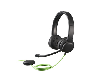 Acer GP.HDS11.01N écouteur/casque Avec fil Arceau Appels/Musique Noir