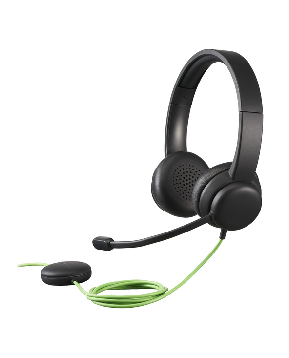 Acer GP.HDS11.01N écouteur/casque Avec fil Arceau Appels/Musique Noir