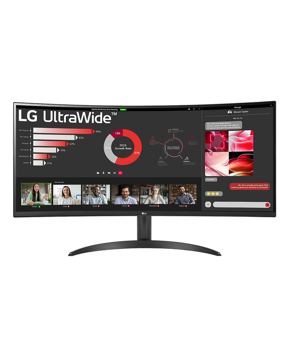 LG 34WR50QK-B 34" Wide Quad HD 5 ms Noir