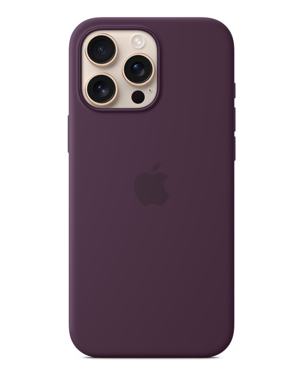 Apple Coque en silicone avec MagSafe pour iPhone 16 Pro Max - Prune