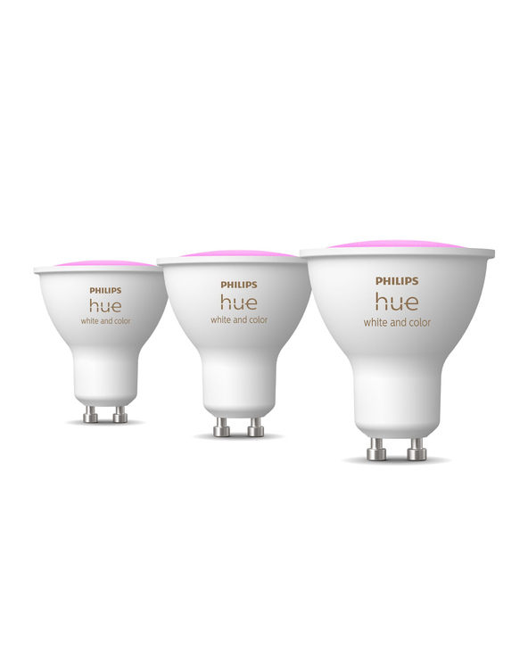 Philips Hue White and Color ambiance GU10 - Spot connecté - (pack de 3)