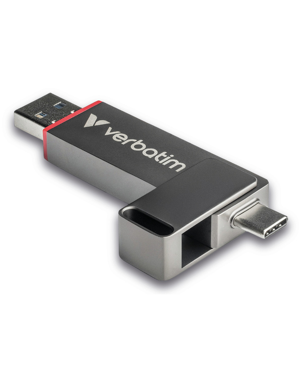 Verbatim Dual QuickStick lecteur USB flash 512 Go USB Type-A / USB Type-C 3.2 Gen 1 (3.1 Gen 1) Gris