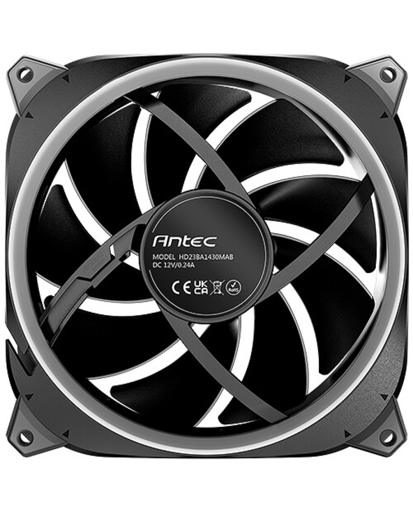 Antec Neo Prizm T3 140 ARGB_3PK Boitier PC Ventilateur 14 cm Noir 3 pièce(s)