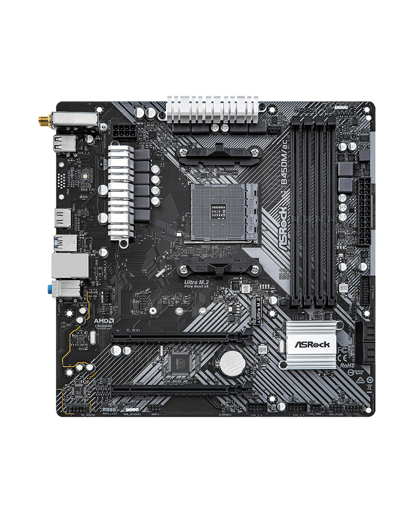 Asrock B450M/ac R2.0 AMD B450 Emplacement AM4 micro ATX