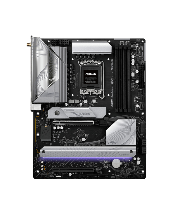 Asrock B860 LiveMixer WiFi Intel B860 LGA 1851 (Socket V1) ATX