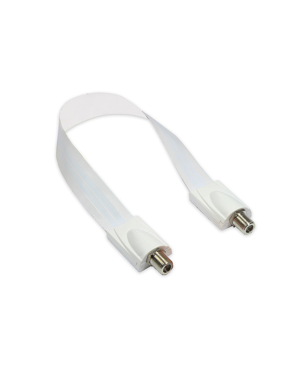 Alcasa SAT F 32cm câble coaxial 32 m Blanc