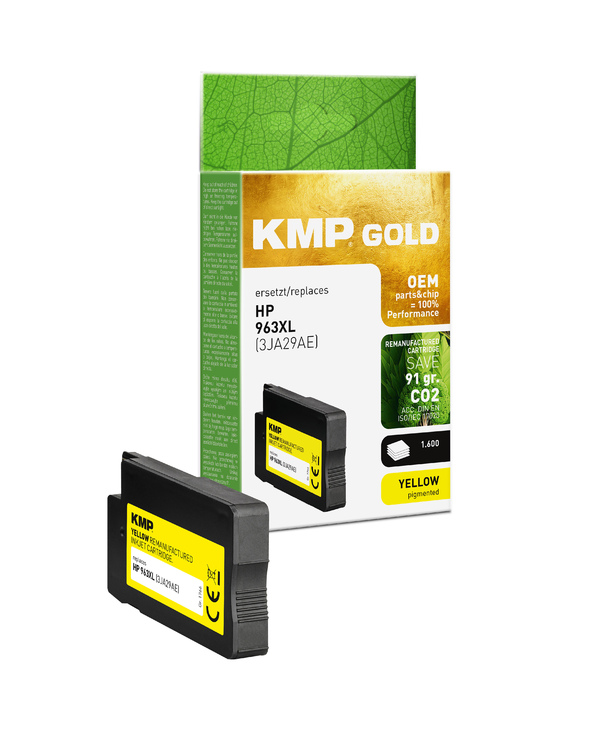 KMP 1766,6009 cartouche d'encre 1 pièce(s) Original Rendement élevé (XL) Jaune