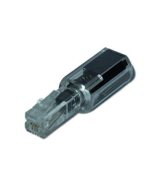 MediaRange MRCS305 connecteur de fils RJ-11 Noir, Transparent