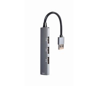 Gembird UHB-U3P1U2P3-02 hub & concentrateur Gris