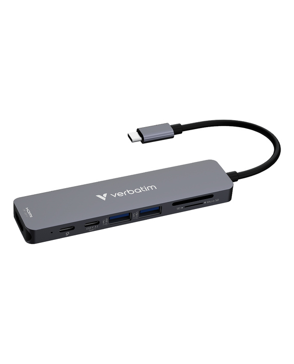 Verbatim 32158 hub & concentrateur USB 3.2 Gen 1 (3.1 Gen 1) Type-C 5000 Mbit/s Gris