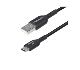 StarTech.com Câble de Charge USB-A vers USB-C de 1m, Charge et Synchronisation, 3A, USB 2.0, Gaine TPE - Cordon de Charge USB No