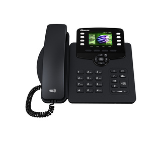 Akuvox SP-R63G téléphone fixe Noir 3 lignes TFT