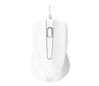 T'nB MSHARKWH souris Universel Ambidextre USB Type-A Optique 1000 DPI