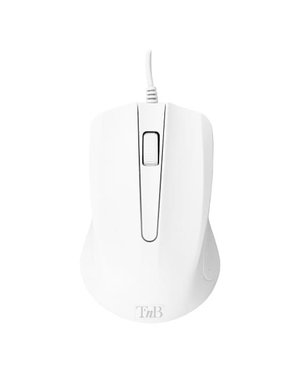 T'nB MSHARKWH souris Universel Ambidextre USB Type-A Optique 1000 DPI
