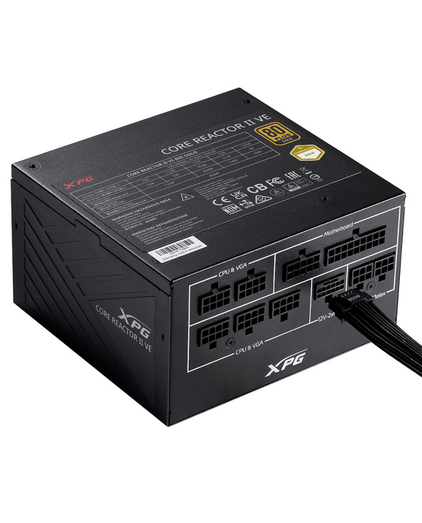 XPG COREREACTOR II VE 750W unité d'alimentation d'énergie 24-pin ATX ATX Noir