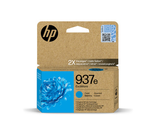 HP 937e Cartouche d’encre authentique Cyan EvoMore