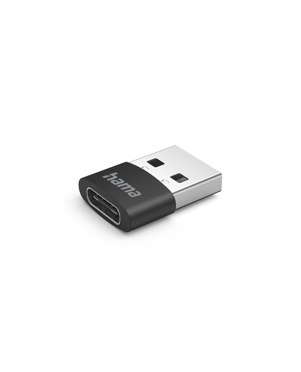 Hama 00201532 changeur de genre de câble USB C USB A Noir