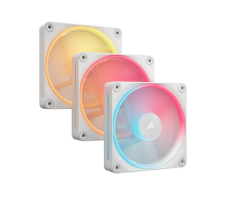 Corsair iCUE LINK LX120-R RGB Boitier PC Ventilateur 12 cm Blanc 3 pièce(s)