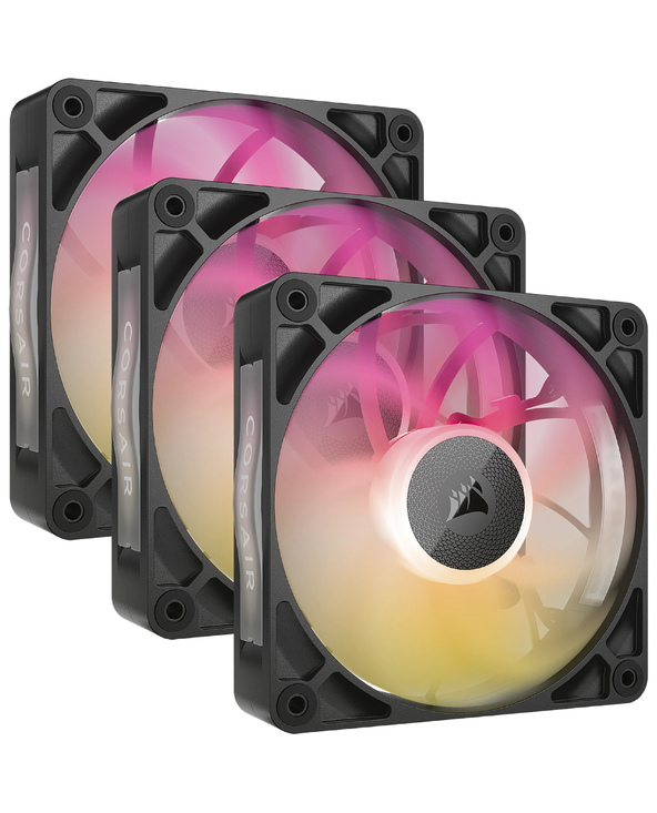 Corsair iCUE LINK RX120 MAX RGB Boitier PC Ventilateur 12 cm Noir 3 pièce(s)