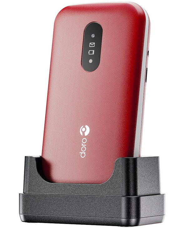 Doro 2820 7,11 cm (2.8") 116,9 g Rouge, Blanc Téléphone d'entrée de gamme