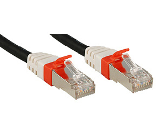 Lindy Cat.6 (A) SSTP / S/FTP PIMF Premium 0.3m câble de réseau Noir 0,3 m