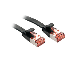 Lindy RJ45 Cat.6 U/FTP 10m câble de réseau Noir Cat6 U/FTP (STP)