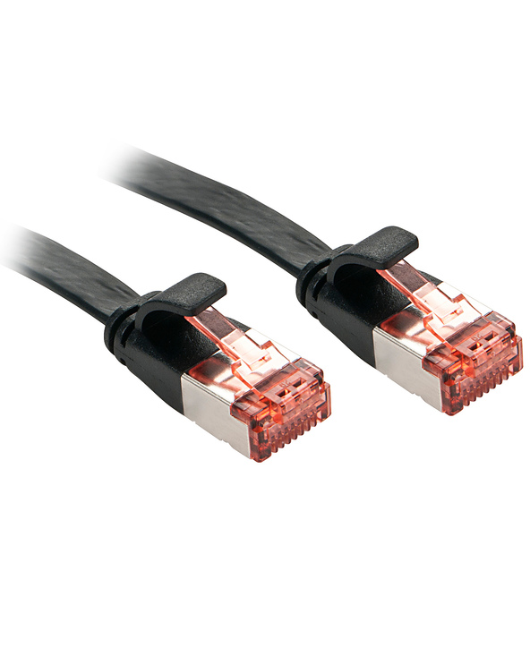 Lindy RJ45 Cat.6 U/FTP 10m câble de réseau Noir Cat6 U/FTP (STP)