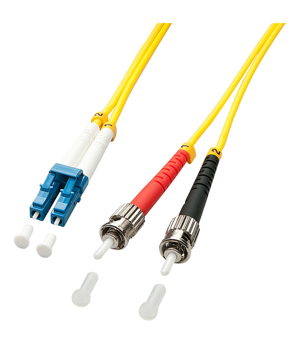 Lindy 1m LC/ST câble InfiniBand et à fibres optiques Multicolore, Jaune