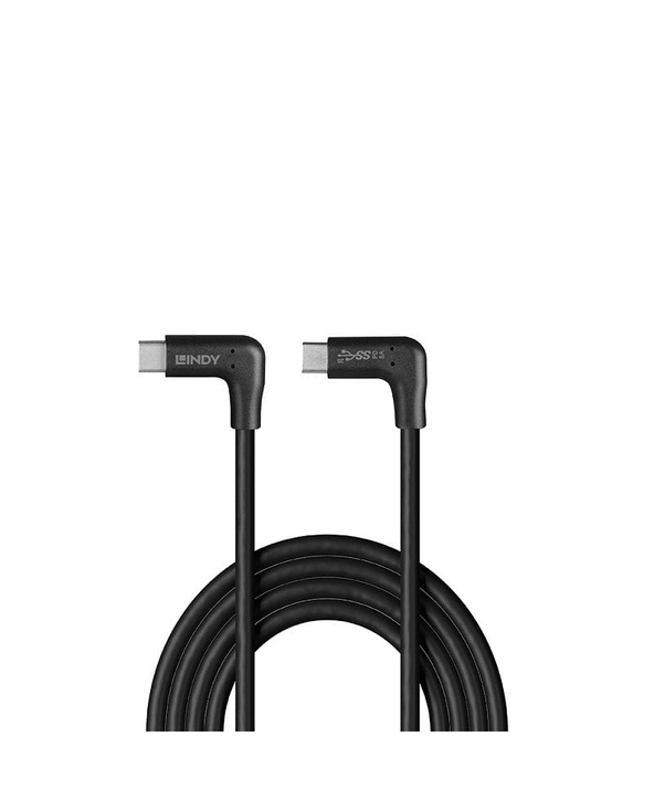 Lindy 32023 câble USB USB 3.2 Gen 2 (3.1 Gen 2) 1 m USB C Noir