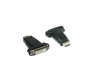 Alcasa DVI-HDMI changeur de genre de câble DVI 24+1 Noir