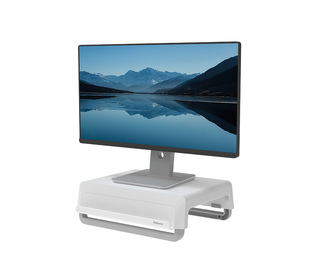Fellowes 100016561 support d'écran plat pour bureau Gris, Blanc