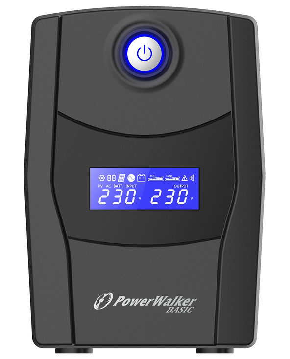 PowerWalker VI 600 STL alimentation d'énergie non interruptible Interactivité de ligne 0,6 kVA 360 W 2 sortie(s) CA