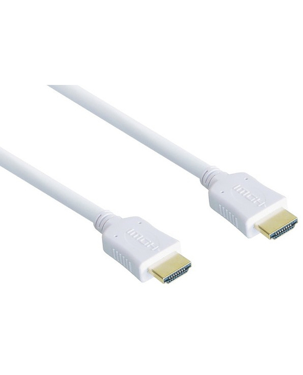 Alcasa 1m HDMI câble HDMI HDMI Type A (Standard) Blanc