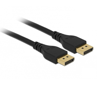 DeLOCK Câble DisplayPort 8K 60 Hz 2 m DP 8K certifié sans verrou