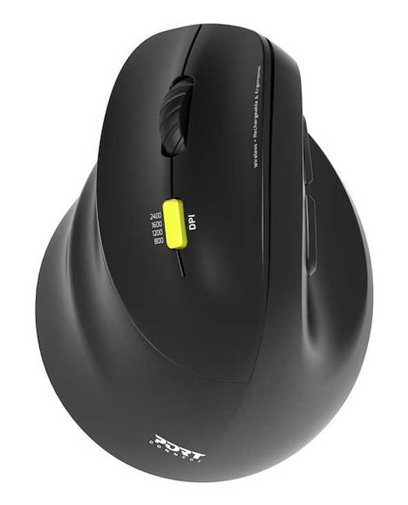 Port Designs 910008 souris Universel Gauche RF sans fil + Bluetooth Optique 2400 DPI