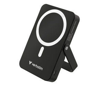 Verbatim Charge 'n' Go Magnetic Wireless Lithium Polymère (LiPo) 10000 mAh Recharge sans fil Noir
