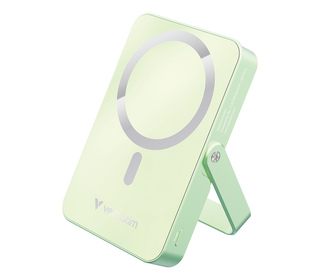 Verbatim Charge 'n' Go Magnetic Wireless Lithium Polymère (LiPo) 10000 mAh Recharge sans fil Vert