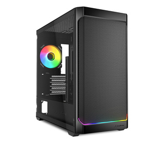 Sharkoon MK4W RGB Strip Micro Tower Noir