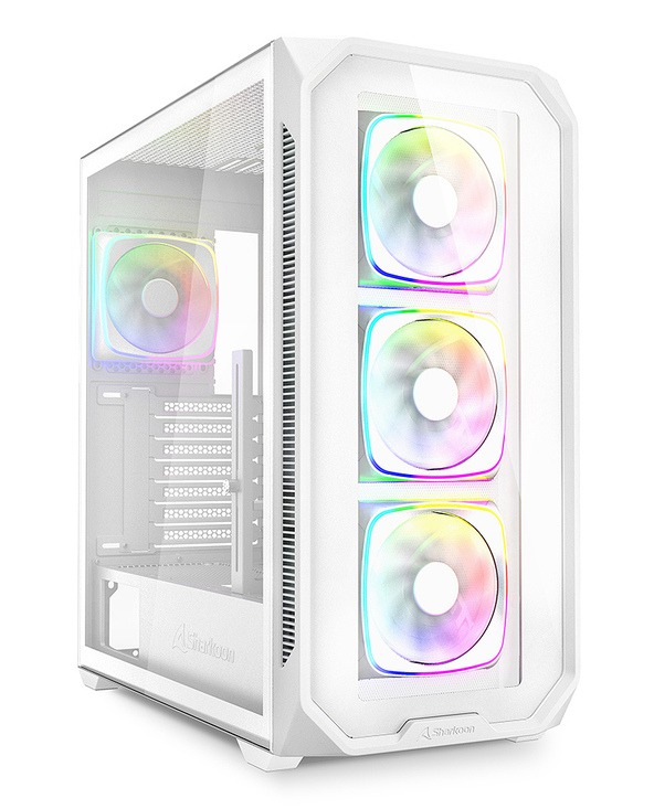 Sharkoon AK5G RGB Midi Tower Blanc