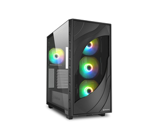 Sharkoon REBEL C80G RGB Midi Tower Noir