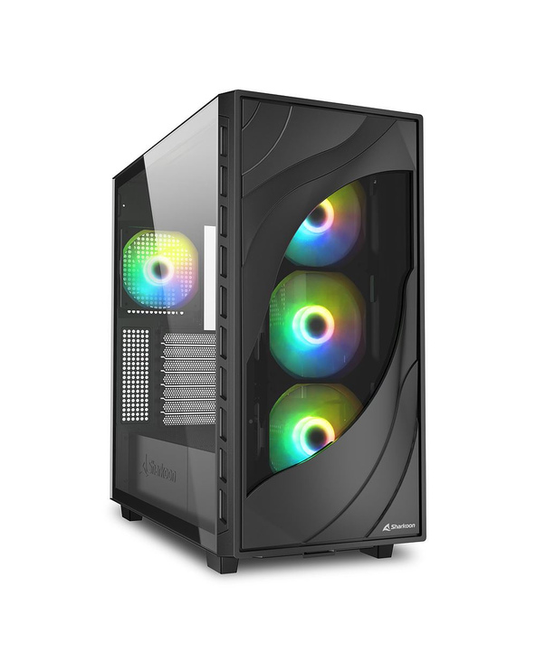 Sharkoon REBEL C80G RGB Midi Tower Noir