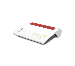 FRITZ!Box 4690 routeur sans fil Bi-bande (2,4 GHz / 5 GHz) Rouge, Blanc