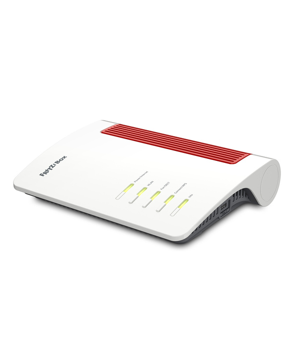 FRITZ!Box 4690 routeur sans fil Bi-bande (2,4 GHz / 5 GHz) Rouge, Blanc
